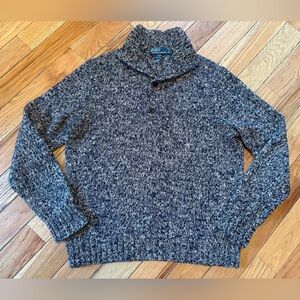 VTG Polo Ralph Lauren Men’s Size XL Chunky Knit Button Neck Pullover Sweater